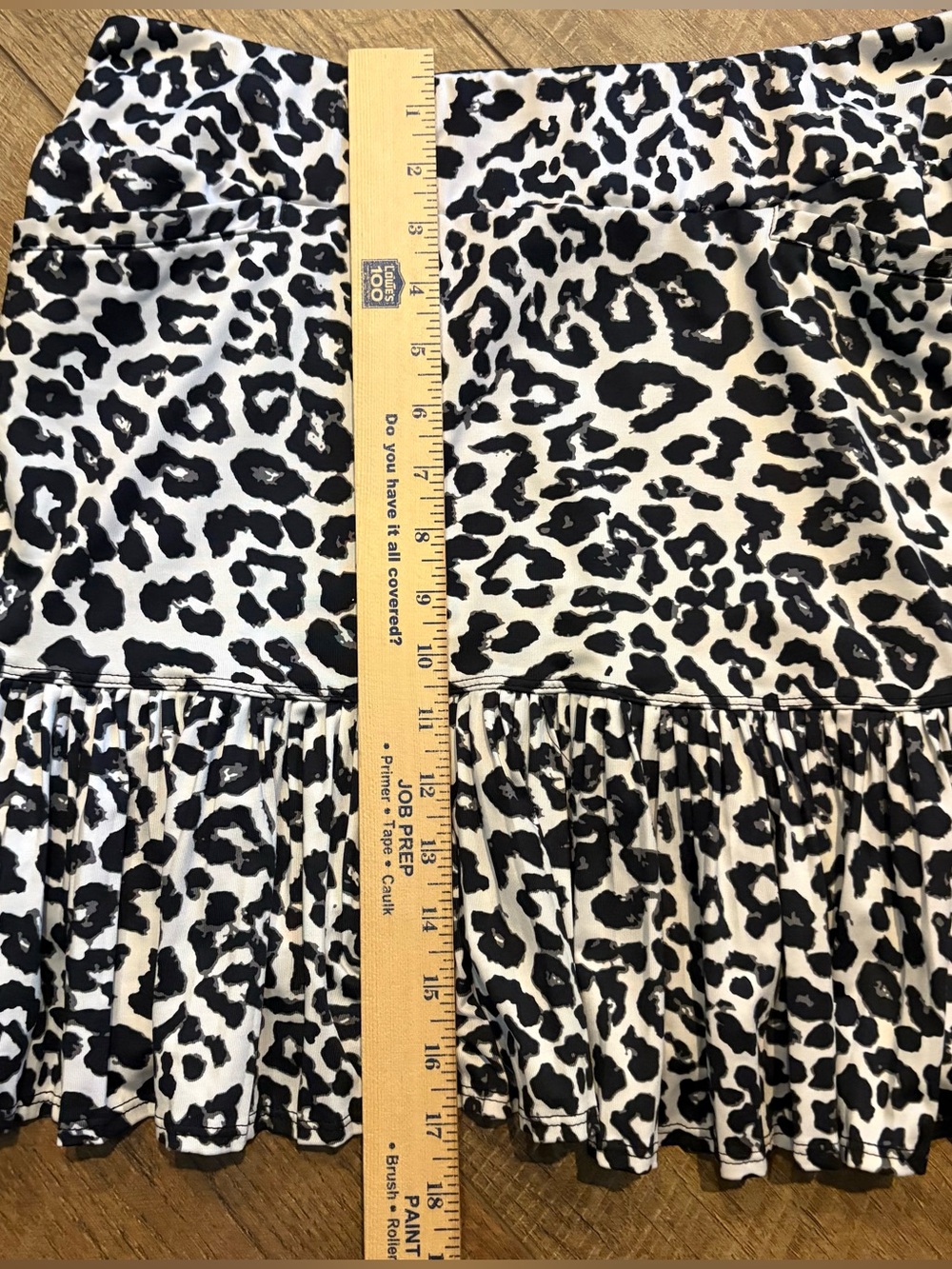 Tail Black and White Leopard Print Skort - Picture 8 of 10